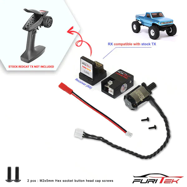FURITEK STARTER 2S BRUSHLESS POWER SYSTEM WITH RECEIVER FOR REDCAT ASCENT-18 - HeliDirect