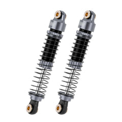 INJORA 59mm Long Threaded Oil Filled Shocks for 1/18 TRX4M (2pcs) - GREY - HeliDirect