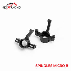 Nexx Racing Aluminum Spindles Micro-B - BLACK
