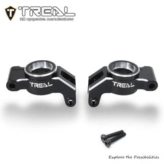 TREAL Aluminum 7075 Rear Hubs Carrier Set CNC Machined Upgrades for Arrma 1/18 GRANITE GROM - BLACK