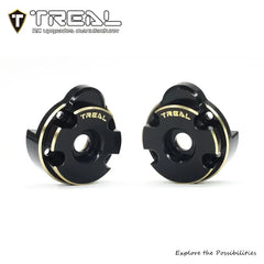 TREAL Brass Outer Portal Cover Heavy Weight 47.4g/Pair Front or Rear External Portal Housings (2P) for 1/18 Redcat Ascent 18 Crawler - HeliDirect