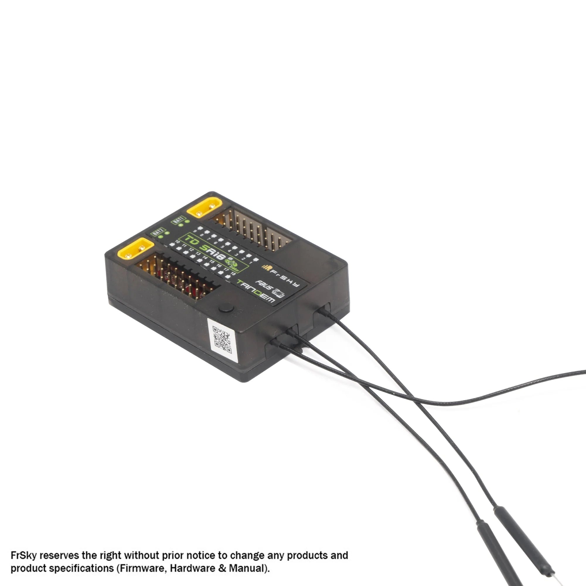 FrSky Tandem TDR18 dual-band receiver (2.4GHz & 900MHz) - HeliDirect