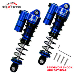Nexx Racing Rear Reservoir shock (2pcs) for Mini-T& Mini-B - BLUE