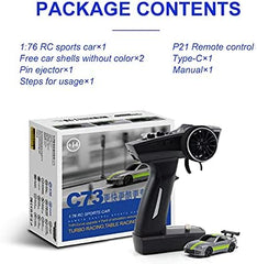 Turbo Racing 1:76 C73 Sports RC Car Limited Edition RTR - Grey