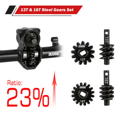 INJORA ProSteer Double Joint Aluminum Axle for 1/24 SCX24 - Front and Rear