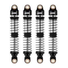 INJORA 59mm Long Threaded Oil Shocks For 1/18 Redcat Ascent18 - BLACK - HeliDirect