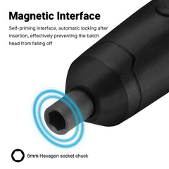 INJORA Mini Cordless Electric Screwdriver Set With 8 Bits For 1/18 1/24 RC Crawlers