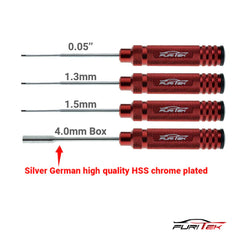FURITEK HSS CHROMIUM HEX TOOL SET FOR 1/24 1/18 CRAWLER - HeliDirect