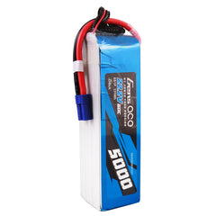 Gens Ace 5000mah 6S 60C 22.2V G-Tech Lipo Battery Pack With EC5 Plug