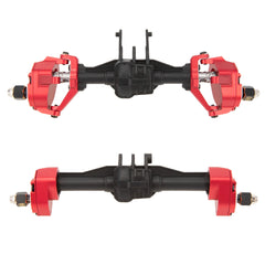 MEUS RACING Front and Rear Portal axle DIY kit Aluminum Straight axle to Portal axle kit Ground Clearance +8.1MM for 1/18 TRX4M (Aluminum Red) - HeliDirect