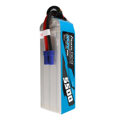 Gens Ace 5500mAh 6S 60C 22.2V G-Tech Lipo Battery Pack With EC5 Plug