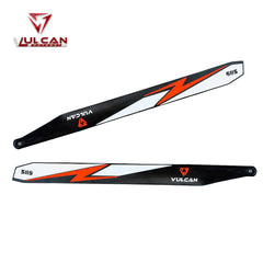 VULCAN ROTORS Precision Main Rotor Blades 589mm (ORANGE)