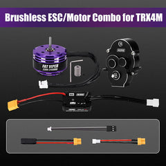INJORA MBL32 G2 Waterproof Brushless ESC & 2204 Fat Viper Motor for 1/18 TRX4M