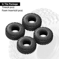 INJORA 0.7" 41*14mm MAVERIX M/T Tires for 1/30 SCX30