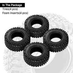 INJORA 0.7" 34*12mm MAVERIX M/T Tires for 1/30 SCX30