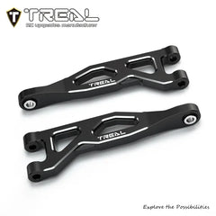 TREAL Aluminum 7075 CNC Machined Rear Upper Arms Set Upgrades for Arrma 1/18 GRANITE GROM - BLACK