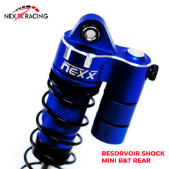 Nexx Racing Rear Reservoir shock (2pcs) for Mini-T& Mini-B - BLUE
