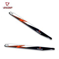 VULCAN ROTORS Precision Main Rotor Blades 600mm (ORANGE)