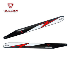 VULCAN ROTORS Precision Main Rotor Blades 600mm (RED)