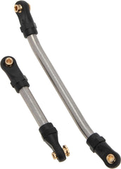 MEUS Racing Stainless Steel High Clearance Chassis Links Steering Links Set 10pcs 132mm Wheelbase for 1/24 Rock Crawler Car SCX24 C10 Bronco Wrangler - HeliDirect