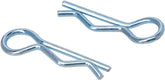 MEUS RACING 100pcs Aluminum R-Clips Body Clips Buckles for 1/18 1/16 1/24 RC Model Car Upgrade Parts Accessories (Blue) - HeliDirect
