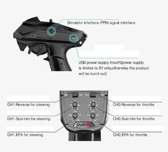 DUMBORC X4 RC Surface Radio with Receiver X6F
