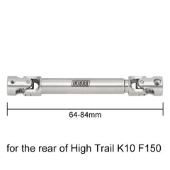 INJORA 1 pcs Stainless Steel Drive Shaft for 1/18 TRX4M Mods