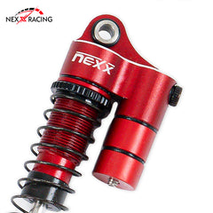 Nexx Racing 59mm Long Reservoir shocks (4pcs) for for 1/18 RC Crawler Redcat Ascent18 - RED