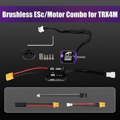 INJORA MBL32 G2 Waterproof Brushless ESC & 1721 Purple Viper Motor for 1/18 TRX4M Ascent-18
