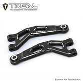 TREAL Aluminum 7075 CNC Machined Front Upper Arms Set Suspension A-Arm Upgrades for Arrma 1/18 GRANITE GROM - BLACK