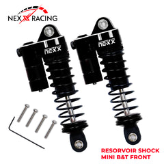 Nexx Racing Front Reservoir shock (2pcs) for Mini-T& Mini-B - BLACK