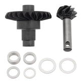 MEUS Racing Overdrive Underdrive Steel Helical Diff Axle Gears For 1/10 SCX10 II SCX10 III SCX10 Pro AR44, AR45 Axles
