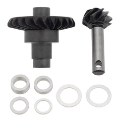 MEUS Racing Overdrive Underdrive Steel Helical Diff Axle Gears For 1/10 SCX10 II SCX10 III SCX10 Pro AR44, AR45 Axles