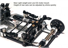 Atomic MRV 1:28 V-Link RWD Racing Chassis Kit (No Electronic)