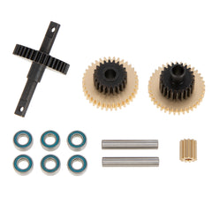 MEUS RACING Steel Low Range Transmission Gear Set Upgrade Parts for TRX-4M TRX4M Bronco Defender 1/18 RC Crawler Car (9.69:1) - HeliDirect