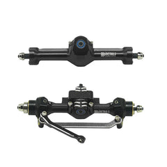 Aluminum Front/Rear Axle with Brass Knuckles/Steering Link/Gear/Bearing/CVD Whole Set for SCX30 Cars Upgrade Parts