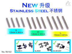 DriftART Stainless Steel Pin Set 12pcs 1.5mm x 12mm 14mm 16mm Drift ART For DA4/DA3