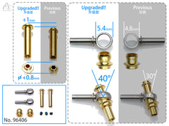 DriftART Dual Rate Suspension Fish-Eye Shock Parts For DA4
