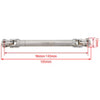 MEUS Racing Stainless Steel Internal Spline Universal Drive Shaft (96-143mm) for 1/10 SCX10 SCX10 II TRX4 90046 Wraith