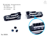 DriftART4 7° Backsweep Alu. Front Lower Arms For DA4/DA3
