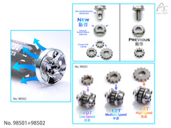 DriftART Steel 3X Motor Gear + Wind Walk Cooling Fan Drift ART For DA4/DA3