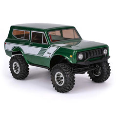 Redcat Scout II - 1/18 Scale Brushed Electric Rock Crawler (Green) With TORQ MLS-1025 Premium DIRECT-MOUNT Servo (Free Horn Included)