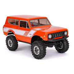 Redcat Scout II - 1/18 Scale Brushed Electric Rock Crawler (Orange) With TORQ MLS-1025 Premium DIRECT-MOUNT Servo ( Free Horn Included)