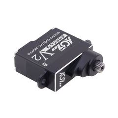 AGFRC A06CLS V2 Aluminum Case 20T High Precision 3KG 0.052Sec MG 7g Micro Digital Servo for Mini Size Airplane Car - BLACK - HeliDirect