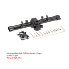 MEUS Racing Front Rear Axle Housing Cover with Back Cover for 1/24 Axial SCX24 90081 RC Car Model Accessories (Front axle + Rear axle) - HeliDirect