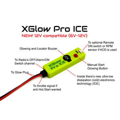 XGlow ICE-V4 (12V Compatible) Igniter w/ Anti-Engine Runaway Radio Switch & Locator Buzzer