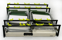 XGuard One-Size-Fits-All Skid Clamp System Single clamp set of 2 with extrussion rail mounting hardware - HeliDirect