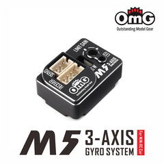 OMG-GYRO-M5 3-AXIS Gyro for 1/27th,1/28th RC Car, MINI-Z & MINI-Q - Black