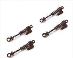HobbyPlus Complete Shocks Set (Black)4pcs - HeliDirect