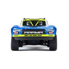 ARRMA MOJAVE GROM MEGA 380 Brushed 4X4 Small Scale Desert Truck RTR with Battery & Charger - Blue/White